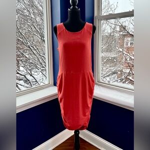 Athleta Reddish-Orange Tank Dress